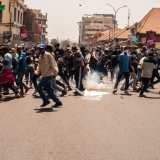 A Tananarive, les manifestations ont commencé dès la semaine passée (Archives). KEYSTONE/EPA/HENITSOA RAFALIA